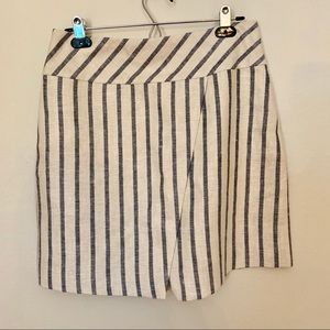 J. Crew striped mini skirt size 6